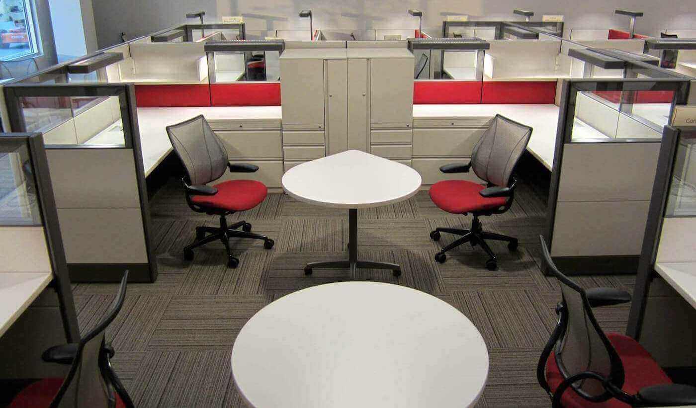 refurbished herman miller workstations