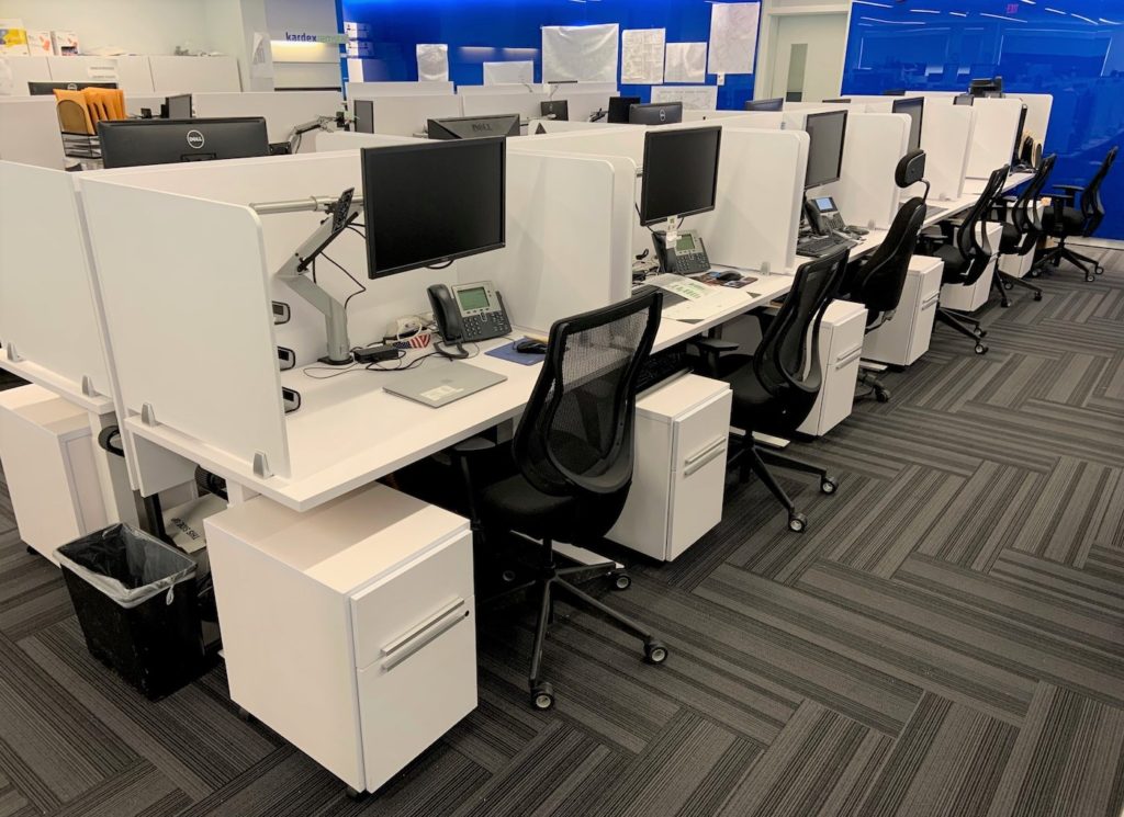 covid-19 safe office benching systems